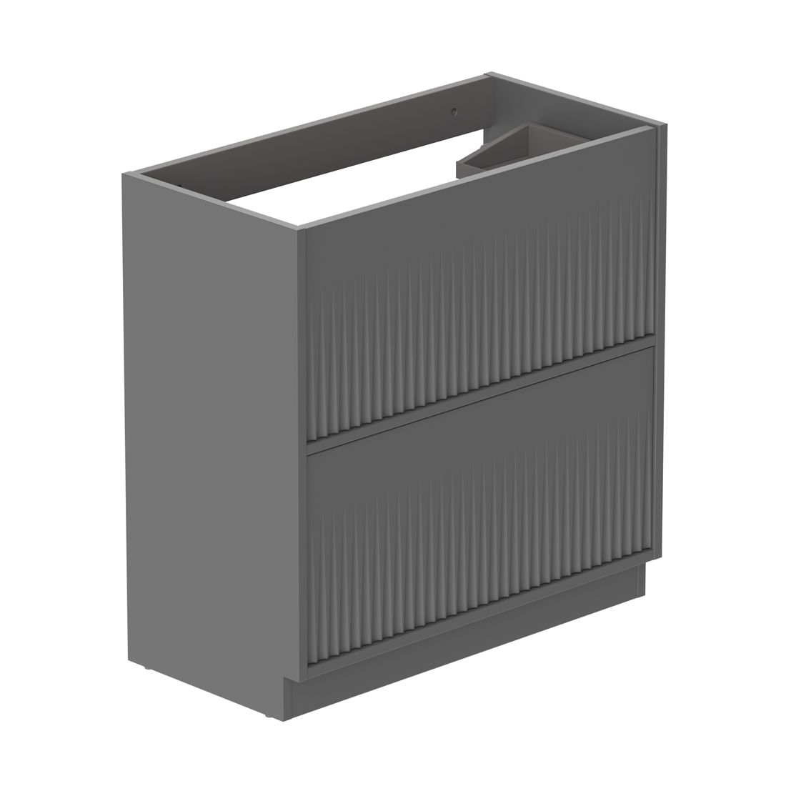 Vado Safari Fluted Floor Mounted 800mm Vanity Unit