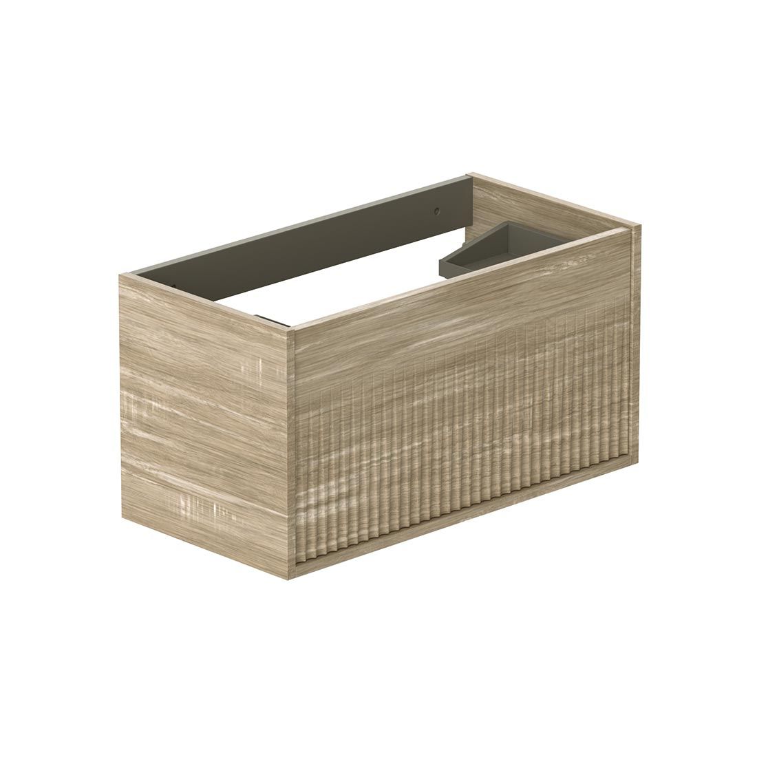 Vado Safari Fluted Wall Mounted 800mm Vanity Unit