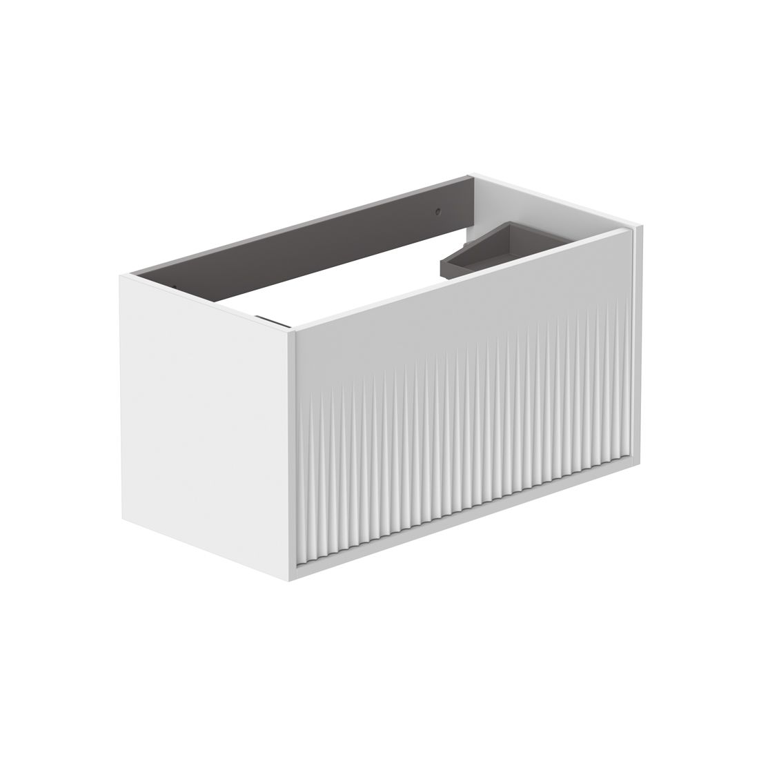 Vado Safari Fluted Wall Mounted 800mm Vanity Unit