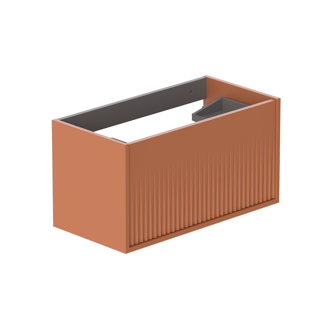 Vado Safari Fluted Wall Mounted 800mm Vanity Unit