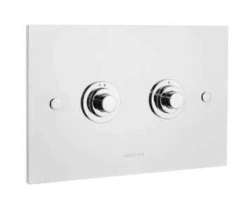 Aquadomo flush plate chrome