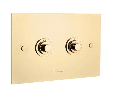 Aquadomo flush plate brass