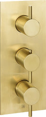 Jtp VOS Thermostatic Concealed 2 Outlet 3 Handle Shower Valve