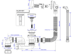 overflow bath filler diagram